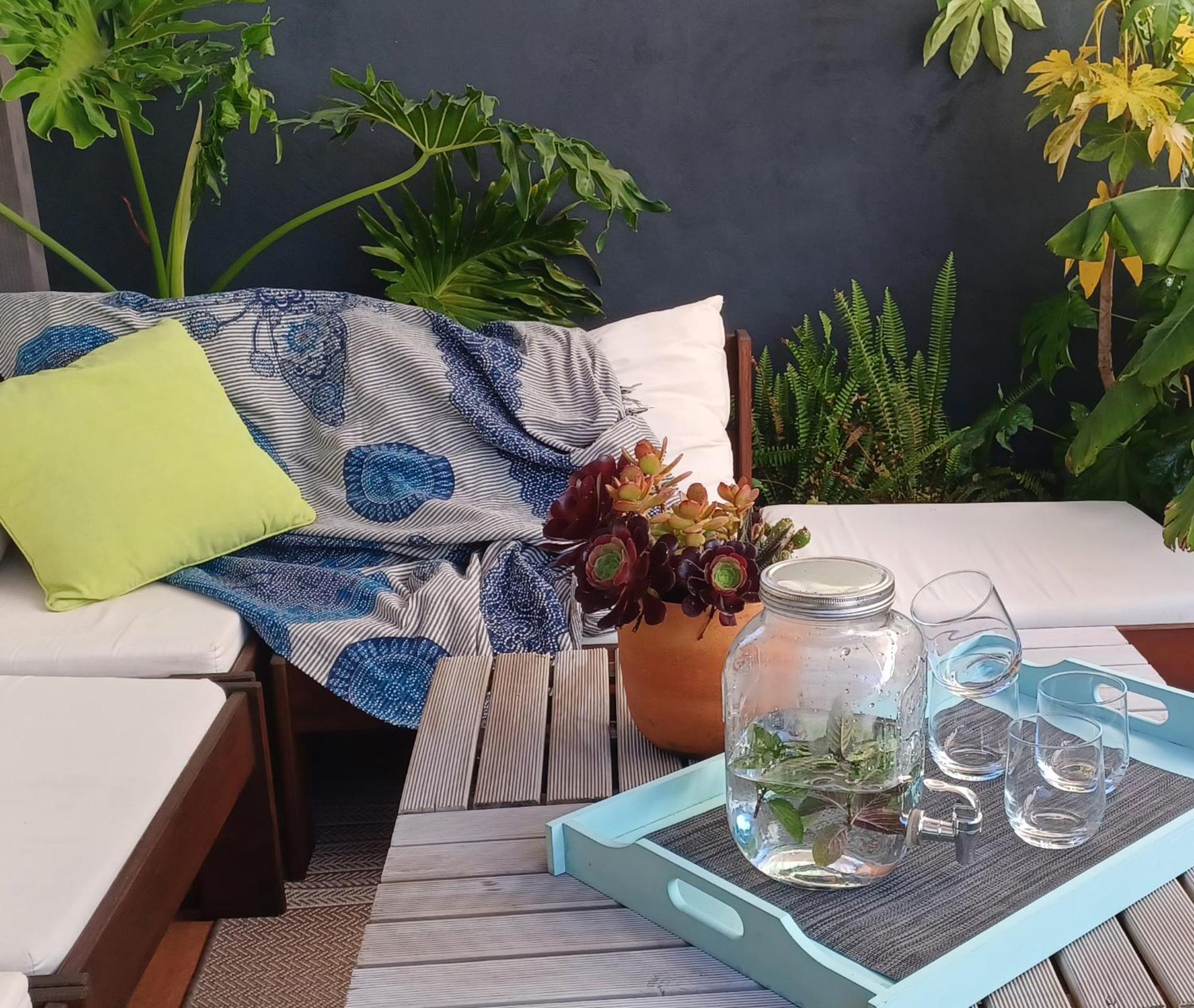 Piso A Pie De Playa Con Terraza Exclusiva Apartment โมอาญา ภายนอก รูปภาพ