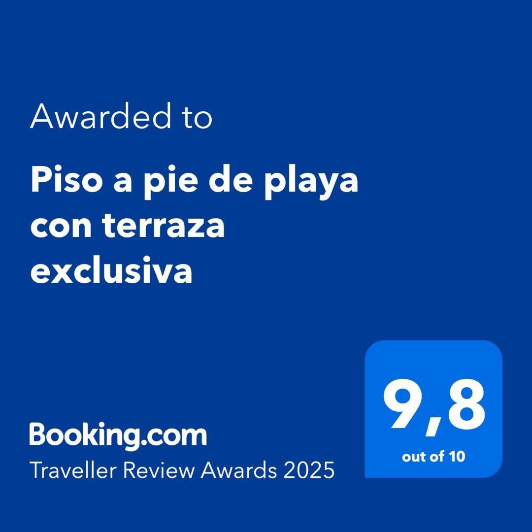 Piso A Pie De Playa Con Terraza Exclusiva Apartment โมอาญา ภายนอก รูปภาพ